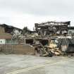 General view of fire damage to Phase 3.