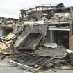 General view of fire damage to Phase 3.