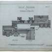 Drawing of roof plan, Riechip House.