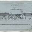 Drawing of north elevation, Riechip House.