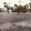 Two men on horseback. Titled, 'July 1905 Madras', 'CJ Fulton and C Davies near Red Hills Road'
PHOTOGRAPH ALBUM NO.116: D M TURNBULL
