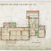 First Floor Plan for house at Farington Hall.
Drawing No.4