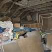 Interior. West range. Plaster or cement store. View from south