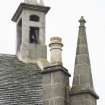 Detail of chimney and bellcote.