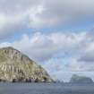 General view past Oiseval to Boreray and the stacks