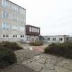 Thurso High School, Ormlie Road. Courtyard, view from west