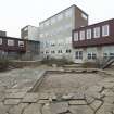Thurso High School, Ormlie Road. Courtyard, view from south