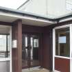 Thurso High School, Ormlie Road. Courtyard, view of entrance in south corner