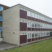 Thurso High School, Ormlie Road. West block, view from Ormlie Road to north
