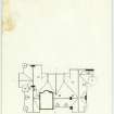 Orchil House.
Roof plan.
Insc: "Orchil House 1/8" Plans No 4"; "Plan of Main Roof"