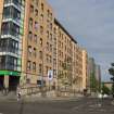 View of student accommodation at IQ Fountainbridge, 114 Dundee Street, Edinburgh, from south