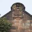 South elevation. Detail of Glasgow School Board monogram.