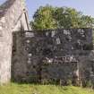 View of burial aisle from the N