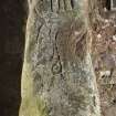 View of Strathmiglo Pictish symbol stone
