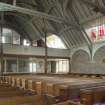 Interior view from south-west, Chalmers Memorial Church, Gosford Road, Port Seton.