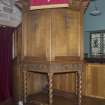 Interior view showing pulpit, Chalmers Memorial Church, Gosford Road, Port Seton.