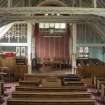 Interior view of church from gallery, Chalmers Memorial Church, Gosford Road, Port Seton.