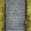 Grave slab, Susan McIntyre (died 1812)