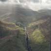General oblique aerial view of the Cheviot Hills.