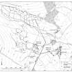 Plan of archaeological landscape at Glen Fender