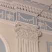 Ground floor. Stair hall, detail of pilaster capital.