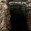 Internal view of Laid (Portnancon) souterrain, Durness, Highland