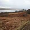 General view of possible souterrain and hut circle at Bhuachaille Loch Hope, Durness, Sutherland