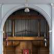 Gallery. Detail of organ pipes.