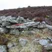 Remains of outer face of main rampart to the E of the junction with the annexe, direction NW