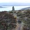 Erosion in path leading up to Cairn 12, direction ENE