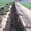 Cable trench completed with 1.00m scale, direction E