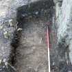 Trench 2. Floor horizon defined by layer of crumbly mortar (011), direction  W