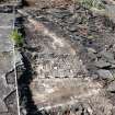 N end of brick walls  in trench 2, facing SW