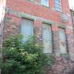 East side of the rear north elevation od school, facing SW