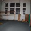 View of main window bay in ground floor classroom, facing S