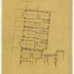 Edinburgh, Spottiswood Street.
Plan.
Titled:  'Tenements At Spottiswoode Street For Mr John Souden: Block No 9  Drawing No 1'.
Insc:  '42 Frederick Street Edinr November 1902'.