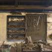 View of tool cabinet on west wall