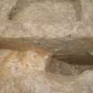 Area 3C. SW facing section of slot through pit [225], NW end facing NE