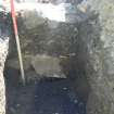 WB SW area. E side of wall [272] exposed in trench to the SE facing NW