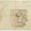 Cartouche for drawing room chimneypiece.