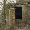 S Blockhouse from north east showing entrance.