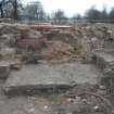 N facing shot of brick fireplace/oven (085)