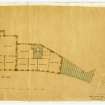 Tenements for Mrs Willis, Offices.
Recto: First floor plan.