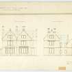 Masters House - N. & S. elevations. With measurements
(Wm.Burn) 131 George St.Edin.1833