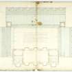 Plan of upper story. With measurements.
(Wm.Burn) 131 George St.Edin.1831