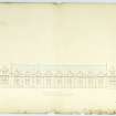 S.elevation of English class room. With measurements
(Wm.Burn) 131 George St.Edin.1831