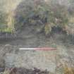 Site 18. Slot B. W-facing section through N side of enclosure.