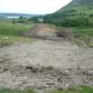 Site 35. View along access road towards bridgehead on S side of River E