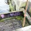 Graffiti at the SE end of graving dock number 3.