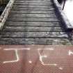 Graffiti at the SE end of graving dock no. 2.